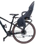 Asiento de bicicleta infantil Burley Dash RM montaje en bastidor con estante trasero color gris