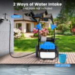 Lavadora a Presión Eléctrica COSTWAY GT-10365US-BL-SECY 2300 PSI 1.8 GPM Azul y Negro