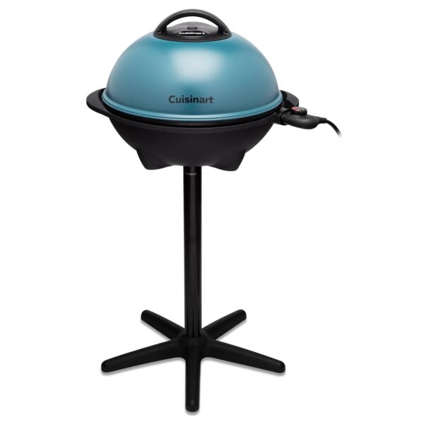 Cuisinart Plancha eléctrica para interiores y exteriores, barbacoa portátil 2 en 1 con superficie de cocción antiadheren