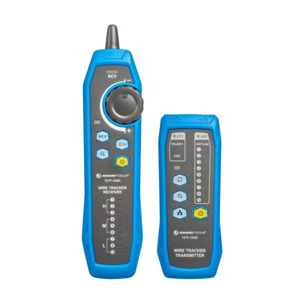 Jonard Tools TETP-1000D - Juego de sondas y tonos digitales con batería recargable, generador de tonos digitales aislado