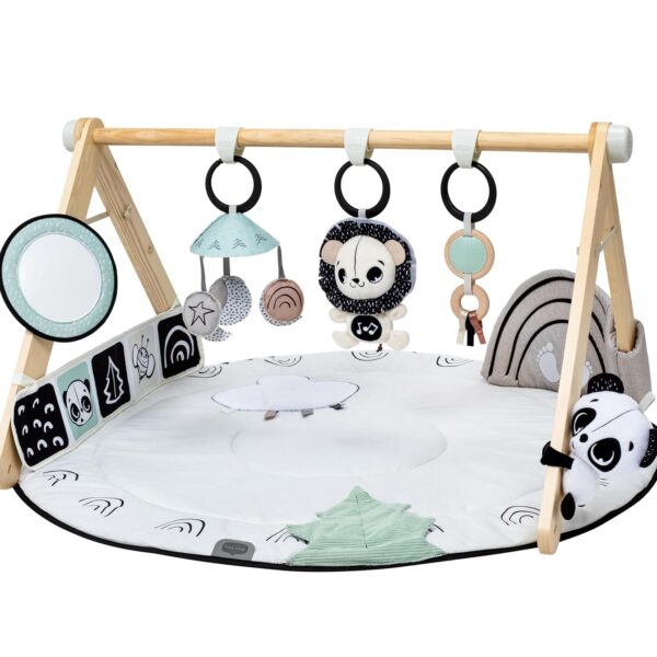 Gimnasio de Actividades Tiny Love Gymini Luxe Black White Décor TO135HBF Blanco y Negro