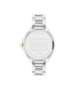 Reloj Coach Kitt 14504394 Multifunción Cuarzo Mujer Acero Inoxidable Dos Tonos Esfera Verde 34mm