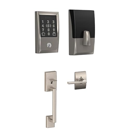 Cerradura Inteligente Schlage Encode Plus Wi-Fi con Manija Century Níquel Satinado