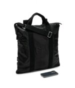 Mochila AllSaints Kei M002XB Piel de Cordero Negro Convertible en Bolso 20 Litros