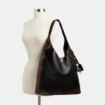 Bolso de Hombro Coach Brooklyn 39 CBH42 LHPMZ Cuero Negro Marrón