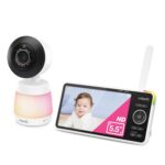 Monitor para Bebé VTech Smart HD Plus WiFi Pantalla 5.5 Pulgadas Zoom 24X Visión Nocturna Blanco