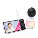 Monitor para Bebé VTech Smart HD Plus WiFi Pantalla 5.5 Pulgadas Zoom 24X Visión Nocturna Blanco
