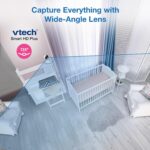 Monitor para Bebé VTech Smart HD Plus WiFi Pantalla 5.5 Pulgadas Zoom 24X Visión Nocturna Blanco