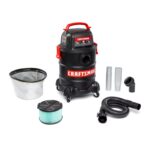 CRAFTSMAN CMXEVBE17050 - Aspiradora para cenizas y parrilla (5 galones, 7.8 amperios) | Portable Dry Only Shop Vacuum wi