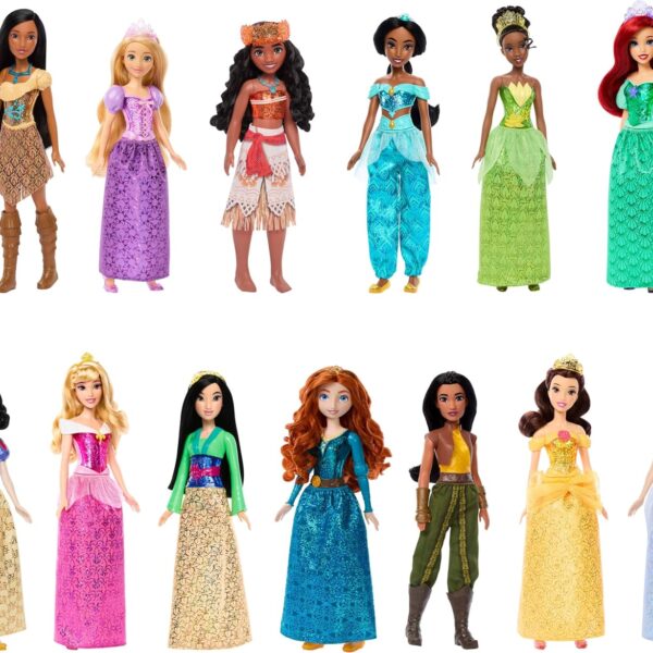Paquete de 13 Muñecas de Moda Disney Princess Mattel JFC43 Colección Ultimate Princess 11-12 Pulgadas