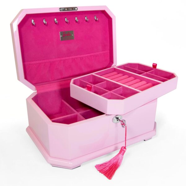 Joyero de Madera Mele & Co 65 Aniversario Barbie Rosa 1074JB01LQ