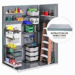Cobertizo de Almacenamiento DWVO MADWVPdLTM Resina 5x3 pies con Piso Gris