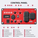 Generador Inversor Portátil AMERISUN AM5041C 4500 Vatios a Gas Rojo y Negro