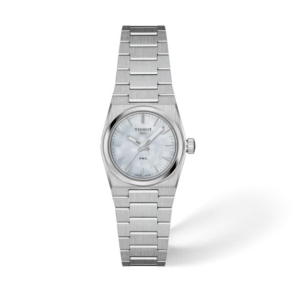 Reloj Tissot PRX T1370101111100 Cuarzo Suizo Mujer Caja Acero Inoxidable 25 mm Esfera Madreperla