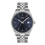 Reloj Tissot Ballade T1564101104100 40mm Esfera Azul Caja Acero Inoxidable Correa Acero