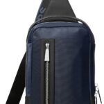 Mochila Bandolera Michael Kors Malone Nailon Azul Marino 20 Litros