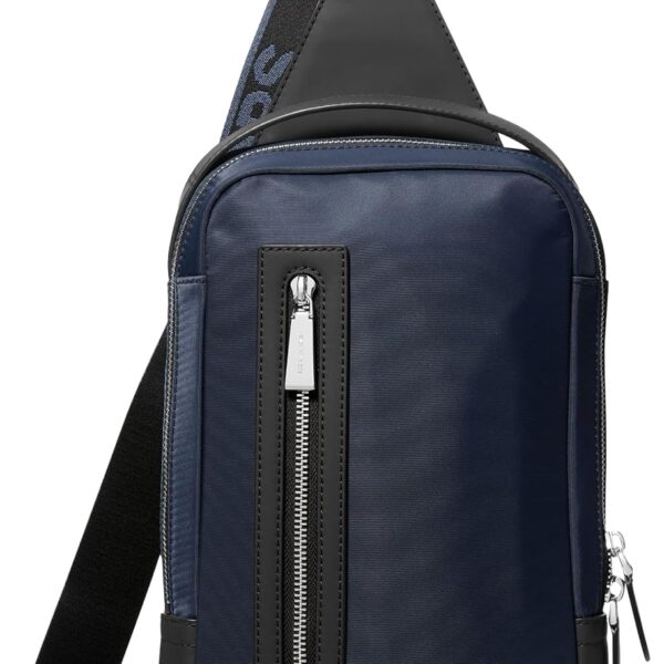 Mochila Bandolera Michael Kors Malone Nailon Azul Marino 20 Litros