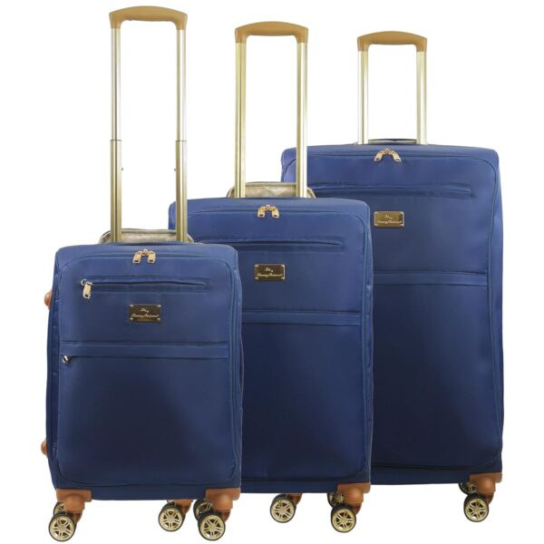Juego de Equipaje Tommy Bahama TQML0004-410 3 Piezas 22 26 y 30 Pulgadas Azul con Ruedas Giratorias
