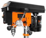 WEN Prensa de taladro de sobremesa de 10 pulgadas, motor de velocidad variable de 6.2 amperios con construcción de hierr