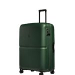 Maleta Antler Modelo 4202125000 Rígida Grande Una Sola Raya Verde 32x22x13.5 Pulgadas 144 Litros Polipropileno Ruedas Gi