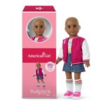 Muñeca American Girl Truly Me JFH06 18 pulgadas Ojos Marrones Sin Pelo Piel Profunda con Chaqueta AG Star Squad