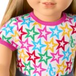 Muñeca American Girl Truly Me JFB46 18 pulgadas ojos marrones cabello rubio lacio piel clara a media