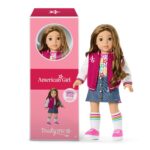 Muñeca American Girl Truly Me JFH10 18 pulgadas ojos color avellana cabello rizado caramelo con mechas rubias piel clara