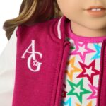 Muñeca American Girl Truly Me JFH10 18 pulgadas ojos color avellana cabello rizado caramelo con mechas rubias piel clara