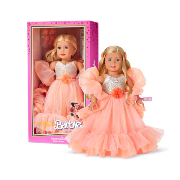 Muñeca American Girl Barbie JFN15 Peaches n Cream 18 Pulgadas Cabello Rubio Edición Limitada