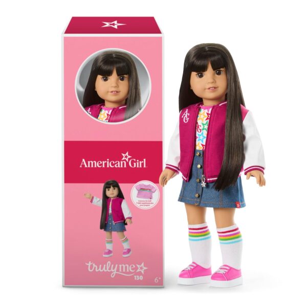 Muñeca American Girl Truly Me JFB47 18 Pulgadas Ojos Marrones Cabello Negro Marrón