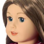 Muñeca American Girl Truly Me JFH13 18 Pulgadas Ojos Azul Oscuro Pelo Castaño Largo Ondulado