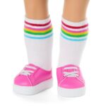 Muñeca American Girl Truly Me JFH13 18 Pulgadas Ojos Azul Oscuro Pelo Castaño Largo Ondulado