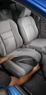 Funda de Asiento Clazzio AL-EAGMB7525KKK Cuero Negro para Chevrolet Silverado 1500 Crew Cab Trasera Sin Reposabrazos Cen