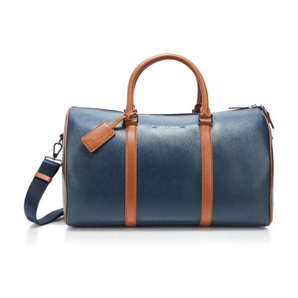 Bolso Cole Haan Sloane Pack All F12520 Cuero Saffiano Blazer Marino Bronceado Británico