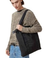 Bolso Tote AllSaints Afan M271XB Negro Poliéster 15 Litros