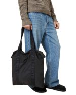 Bolso Tote AllSaints Afan M271XB Negro Poliéster 15 Litros