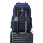 Mochila DELSEY PARIS Wagram para Laptop 15.6 Pulgadas Azul Marino Nailon Balístico con Bloqueo RFID