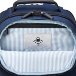 Mochila DELSEY PARIS Wagram para Laptop 15.6 Pulgadas Azul Marino Nailon Balístico con Bloqueo RFID