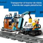 LEGO City Explorers Tren Arctic Polar Express 60470 Control Remoto 1517 Piezas 6 Minifiguras