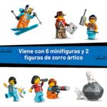 LEGO City Explorers Tren Arctic Polar Express 60470 Control Remoto 1517 Piezas 6 Minifiguras