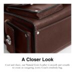 Bolso Coach Cargo Soft Tabby CU124 LHMPL Cuero Color Arce Silueta Sillín