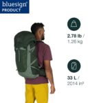 Mochila de Senderismo Osprey Talon 33 33L Gris Fantasma Carbón Oscuro
