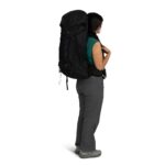 Mochila de Senderismo Osprey Tempest 44L para Mujer Pampas Rojas Gris Carbón Talla Medium Large