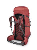 Mochila de Senderismo Osprey Tempest 44L para Mujer Pampas Rojas Gris Carbón Talla Medium Large