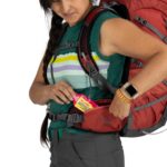 Mochila de Senderismo Osprey Tempest 33L Verde Menta Helada Botánica para Mujer