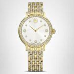 Reloj Swarovski Imber 5718169 Caja de 31 mm Tono Dorado con Pulsera de Acero Inoxidable y Cristales
