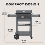 Modelo Actual G Plancha, Parrilla Eléctrica Inteligente para Exteriores con Superficie Plana Superior BBQ con Rango de 2