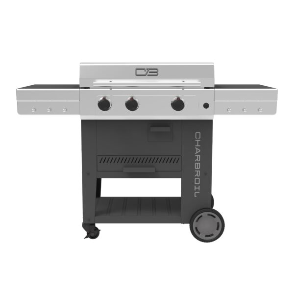 Estación de Cocina Charbroil Versa-Tile 463717325 3 Quemadores 5 en 1 28 Pulgadas Acero Inoxidable