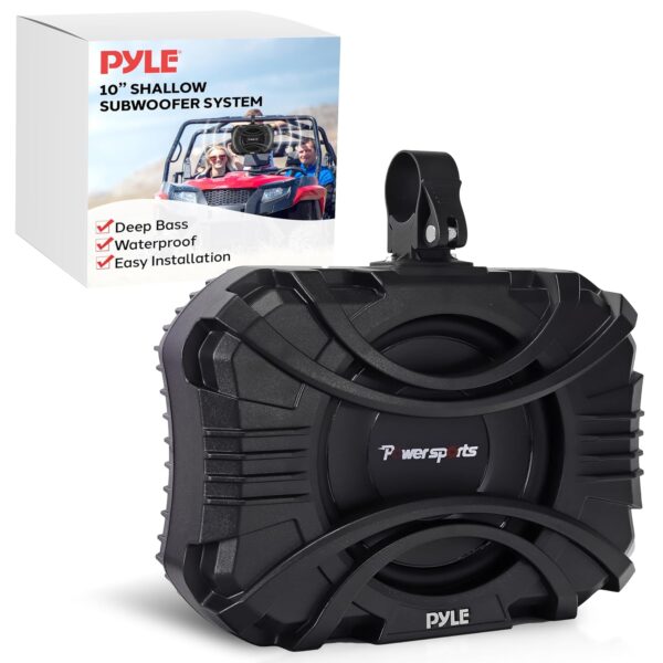 Subwoofer Pyle PSSUB101 10 Pulgadas 400 Vatios Pasivo Impermeable Negro