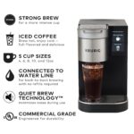 Keurig K-2550 - Cafetera de una sola porción para empresas medianas, plomada, plata/negro
